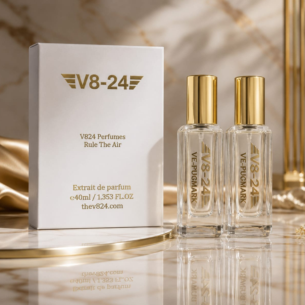 Ve-Pugmark Long Lasting Musk Fragrance | Extrait de Parfum 20 ml Each