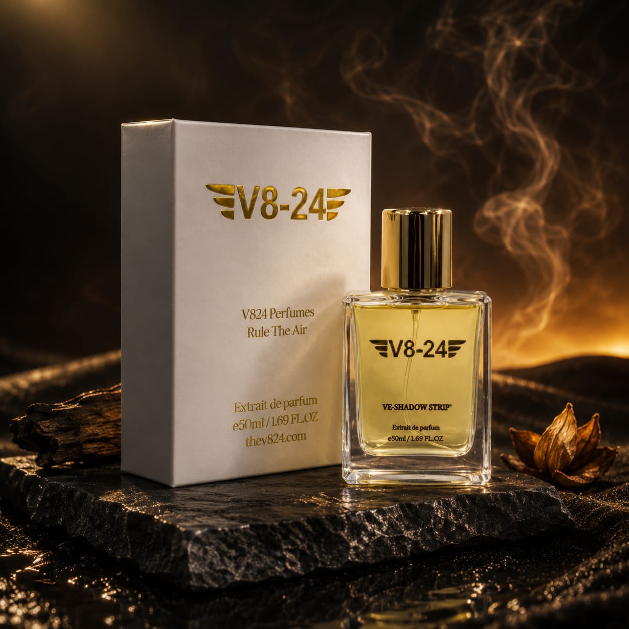 Ve-Shadow Stripe Extrait de Parfum - Premium Oud & Rose Fragrance