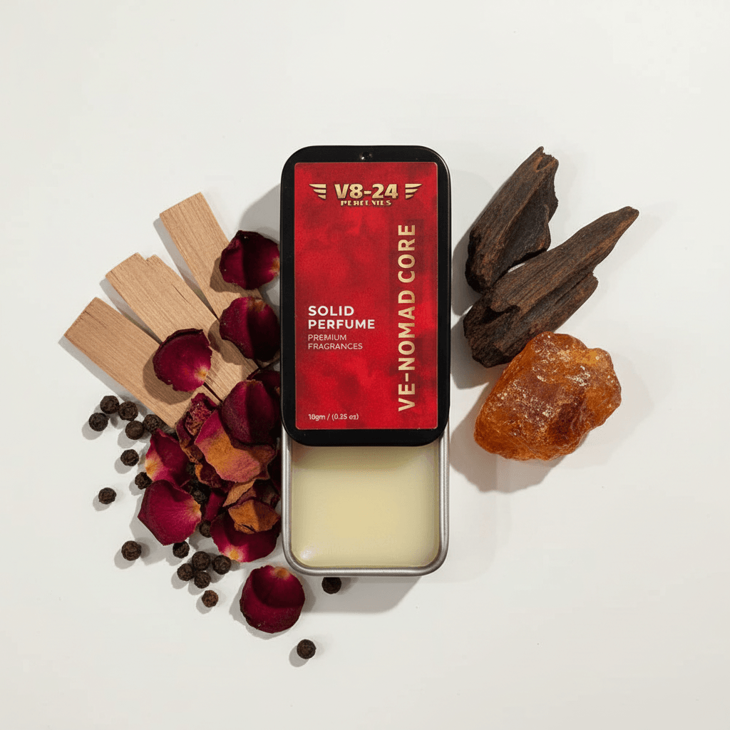 Ve-Nomad Core Solid Perfume 10gm - Woody Adventure Scent Slider 