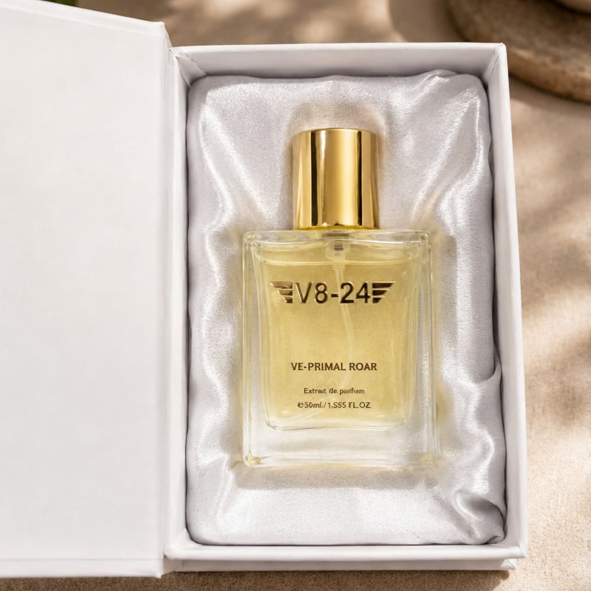 Ve-Primal Roar Extrait de Parfum - Fresh Ginger & Amber Premium Fragrance