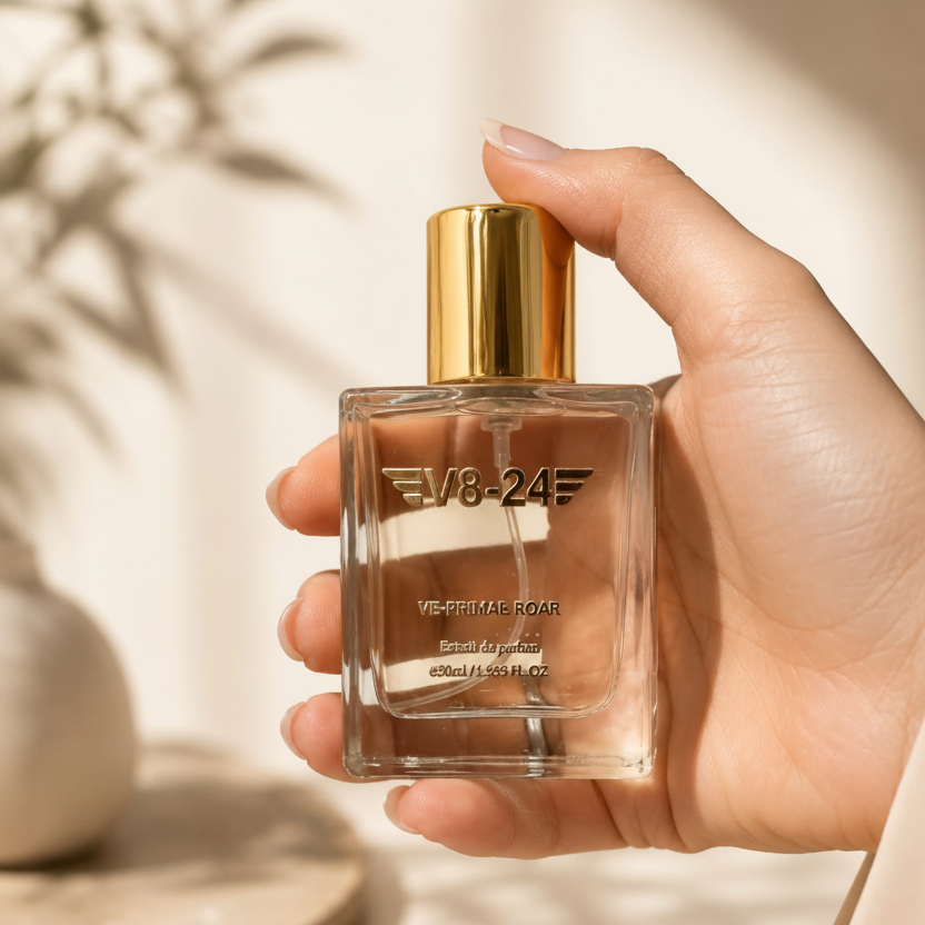 Ve-Primal Roar Extrait de Parfum - Fresh Ginger & Amber Premium Fragrance